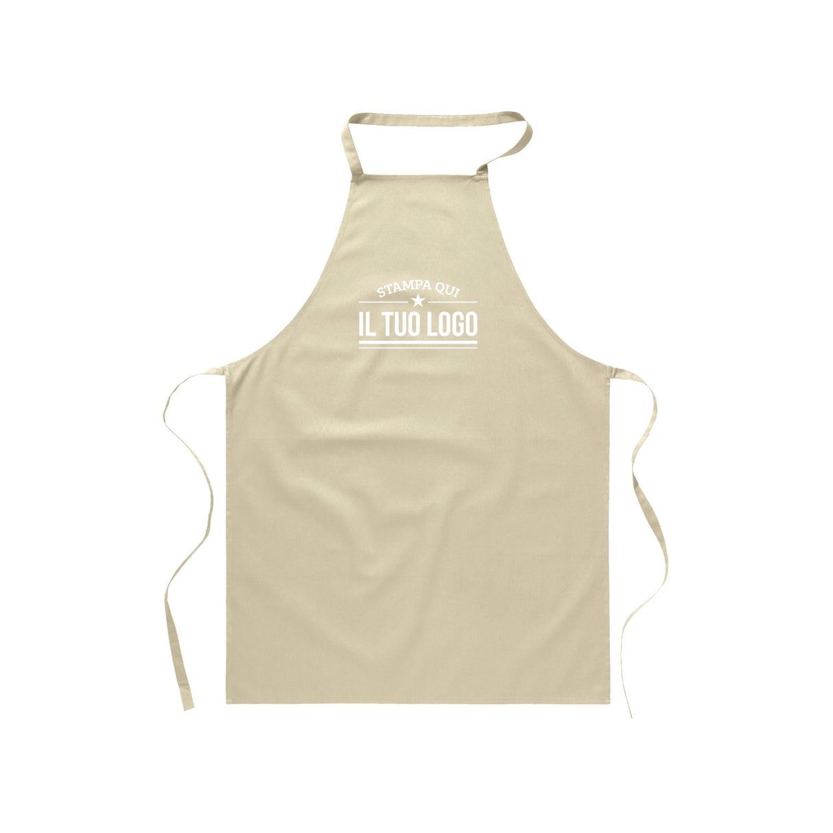 Grembiule Lungo Senza Tasche Personalizzabile