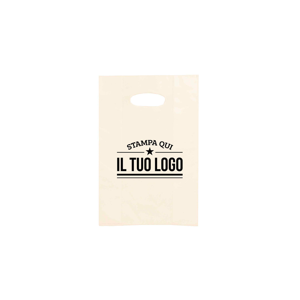 Shopper in Plastica Colorata Personalizzabile con Logo
