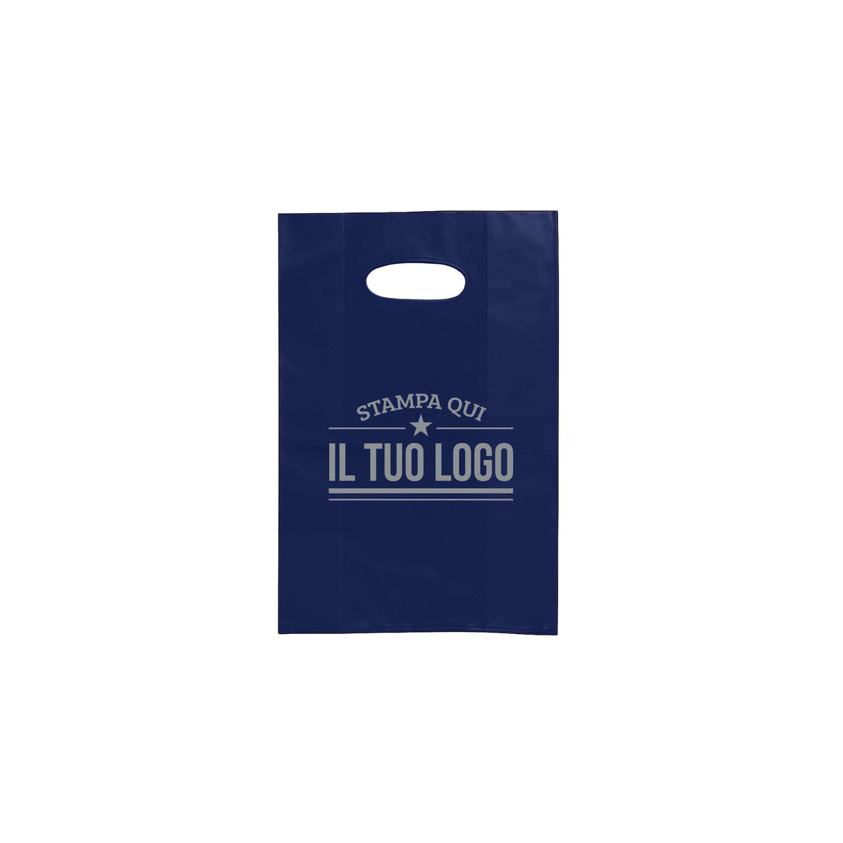 Shopper in Plastica Colorata Personalizzabile con Logo
