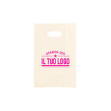 Shopper in Plastica Colorata Personalizzabile con Logo