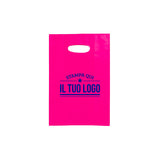 Shopper in Plastica Colorata Personalizzabile con Logo