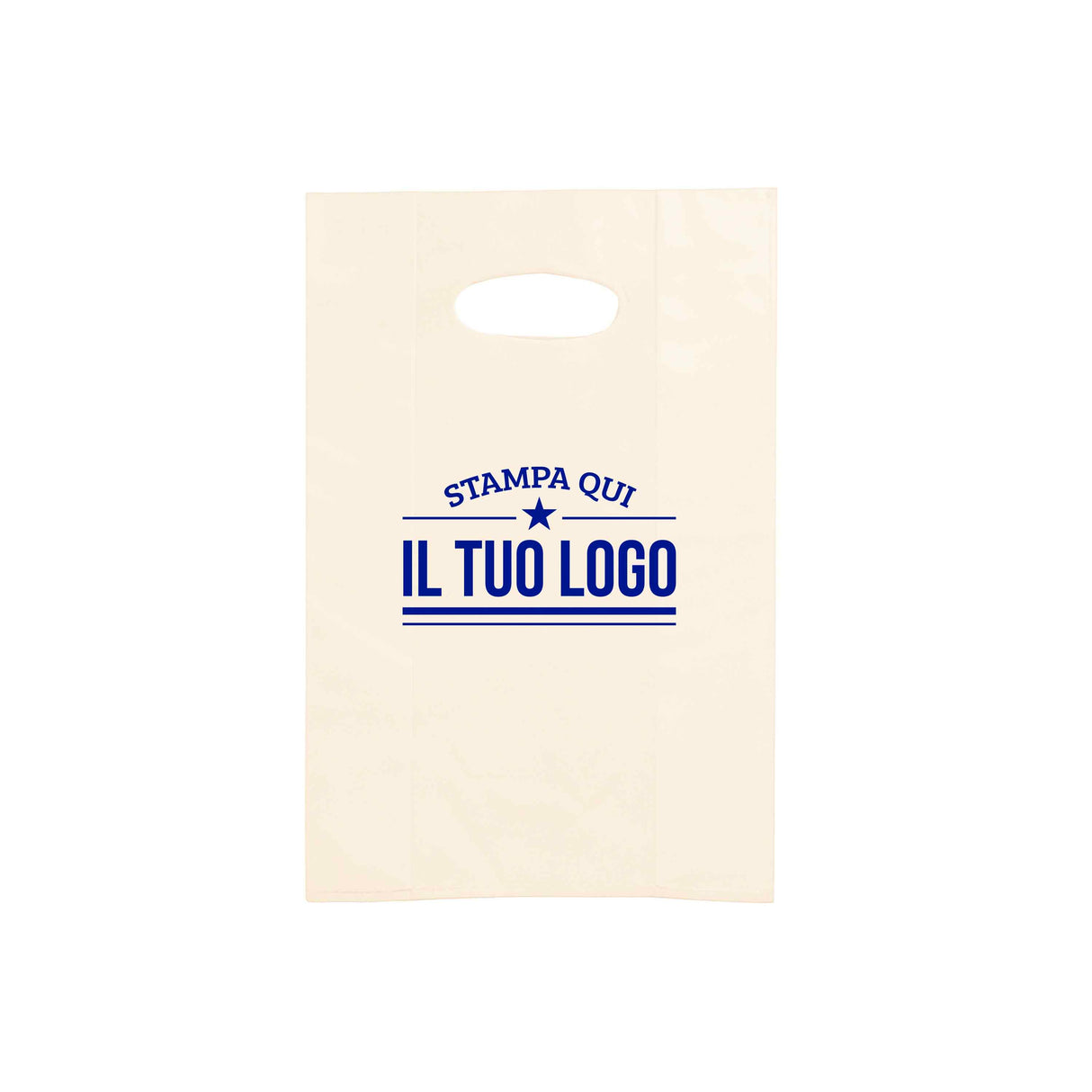 Shopper in Plastica Colorata Personalizzabile con Logo