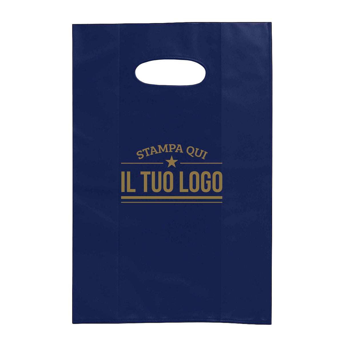 Shopper in Plastica Colorata Personalizzabile con Logo
