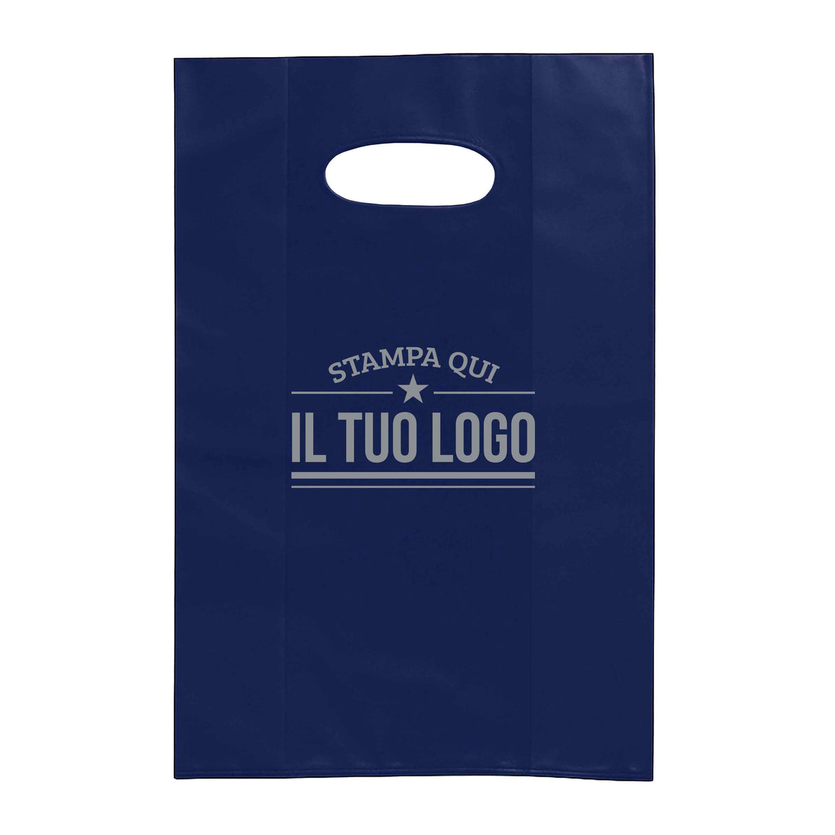 Shopper in Plastica Colorata Personalizzabile con Logo