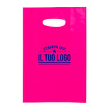 Shopper in Plastica Colorata Personalizzabile con Logo