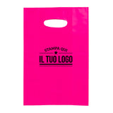Shopper in Plastica Colorata Personalizzabile con Logo