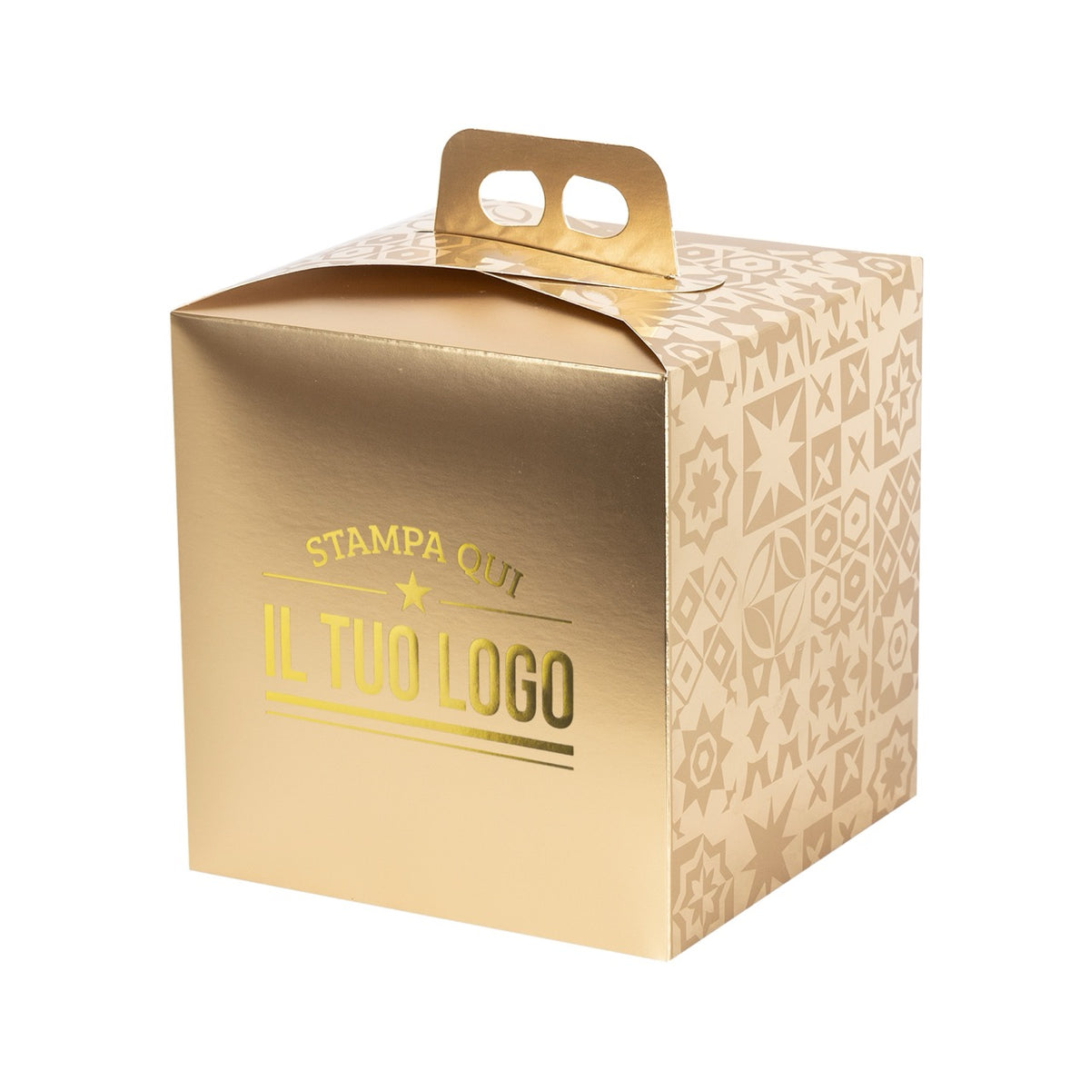 Boîte à panettone haute 1 kg personnalisable