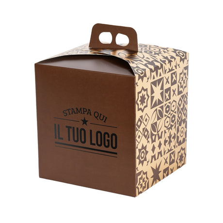Portapanettone Alto 1KG Personalizzabile