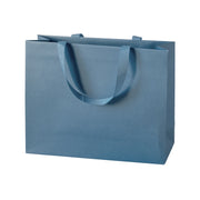 Sac shopping papier élégant, poignées en gros-grain