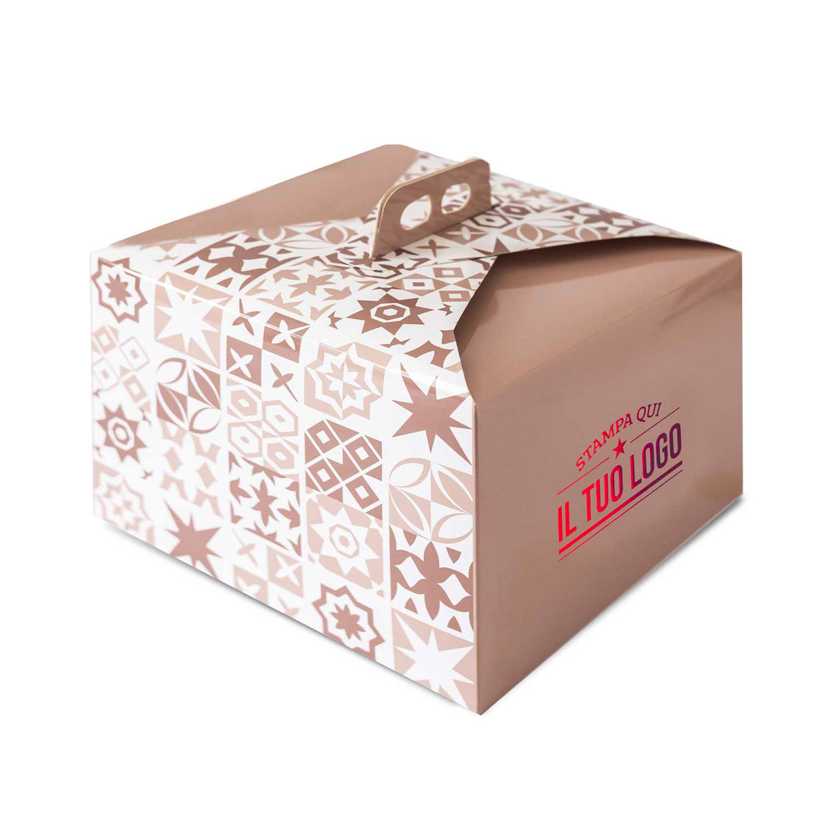 Portapanettone Maioliche Basso Personalizzabile 750g -1kg