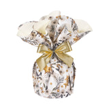Fogli Tondi per Panettoni Christmas Flower