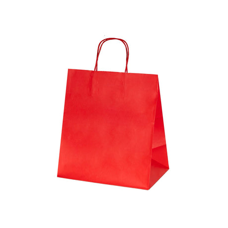 Shopper Carta Colorata Fondo Largo Manico in Cordino