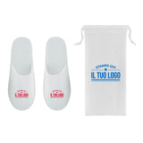 Ciabattine di Cortesia con sacchetto Personalizzabili