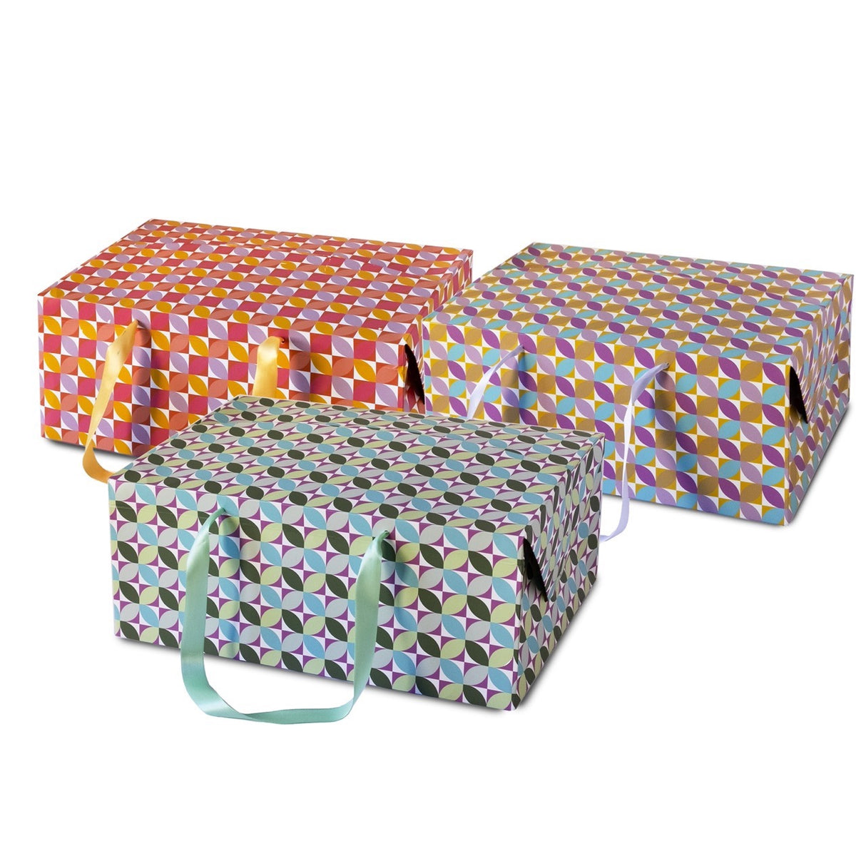 Bag Box Geometric Mix Colori Pastello