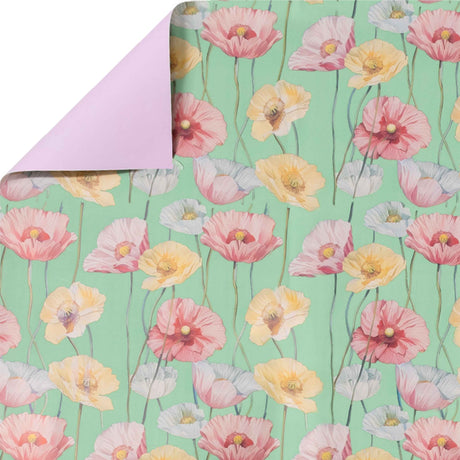 Bobina per Confezioni Fantasia Papavero mt 25x1