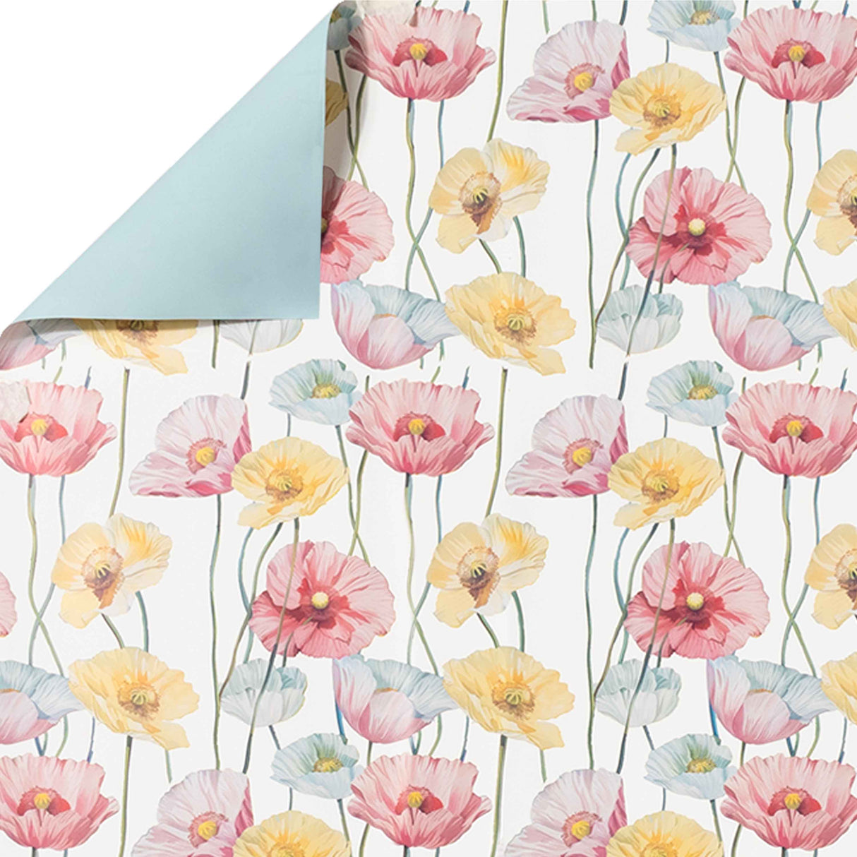 Bobina per Confezioni Fantasia Papavero mt 25x1