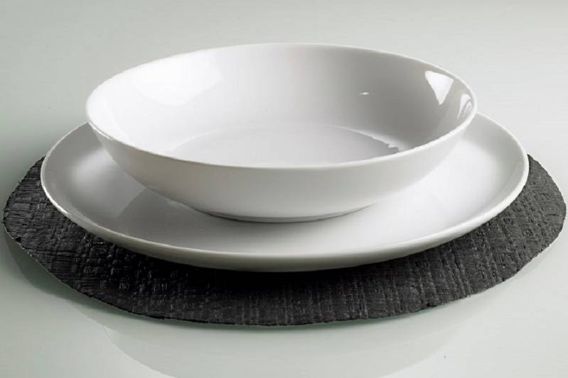 SOTTOPIATTO INTRECCIO GRIGIO