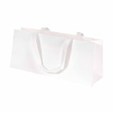 Shopper Carta Elegance Orizzontale con Manico Gros Grain