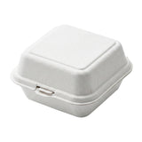 Boîte à burger en pulpe de cellulose biodégradable et