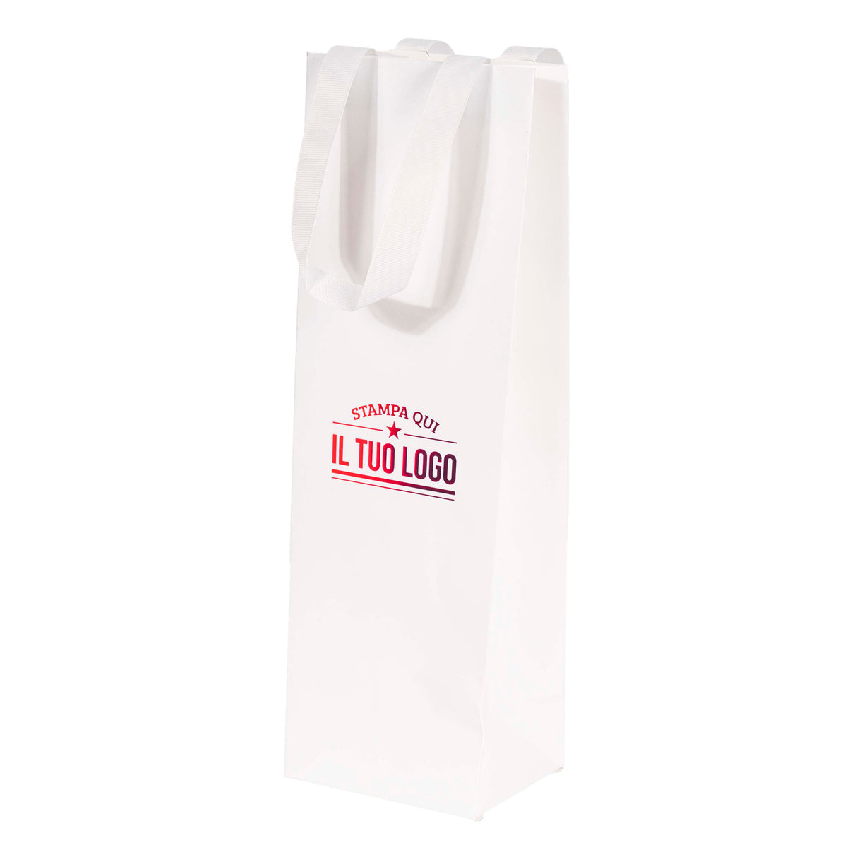 Shopper Elegance Portabottiglia Personalizzabile - stampa a caldo