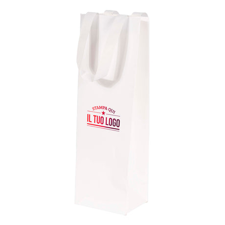 Shopper Elegance Portabottiglia Personalizzabile - stampa a caldo