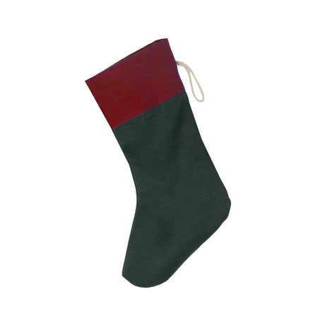 Calza della Befana in Tessuto 34 cm Rosso