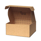 Scatola E-commerce con scritta interna