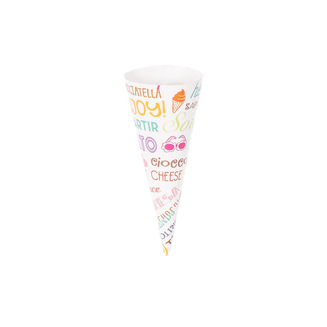 Cono Gelato Parole Carta
