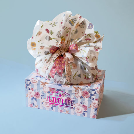 Sac Boîte Personnalisé Roses Shabby Chic