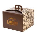 Portapanettone Basso 750GR Personalizzabile Fantasia Maioliche Metal