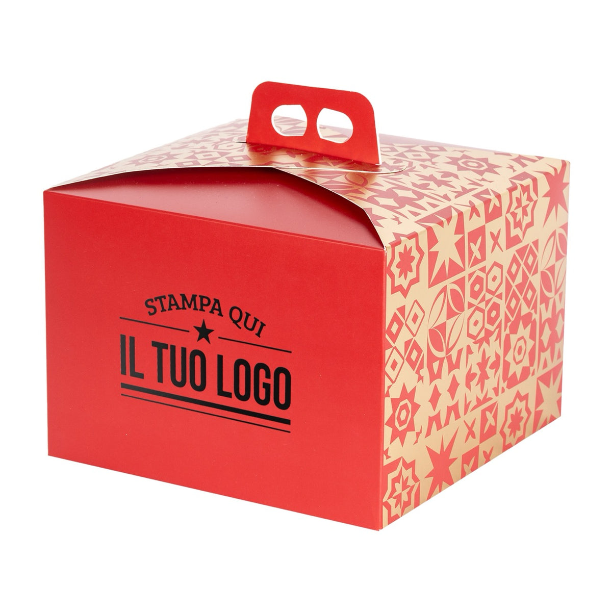Portapanettone Basso 750GR Personalizzabile Fantasia Maioliche Metal