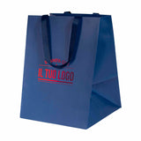Shopper Carta Elegance manico Gros Grain Fondo Largo Personalizzabile a Caldo