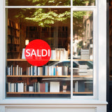 Vetrofania Saldi Tonda