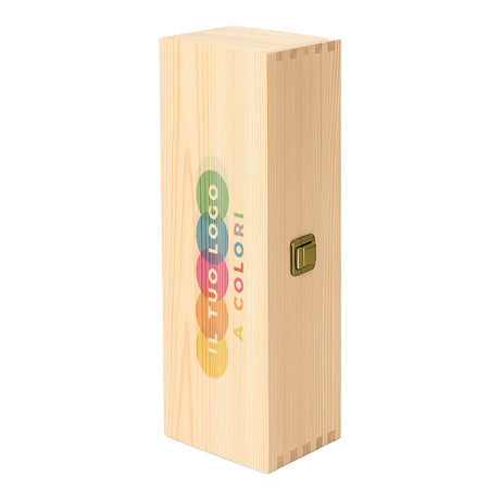 Cofanetto per Bottiglie in Legno di Pino Personalizzabile