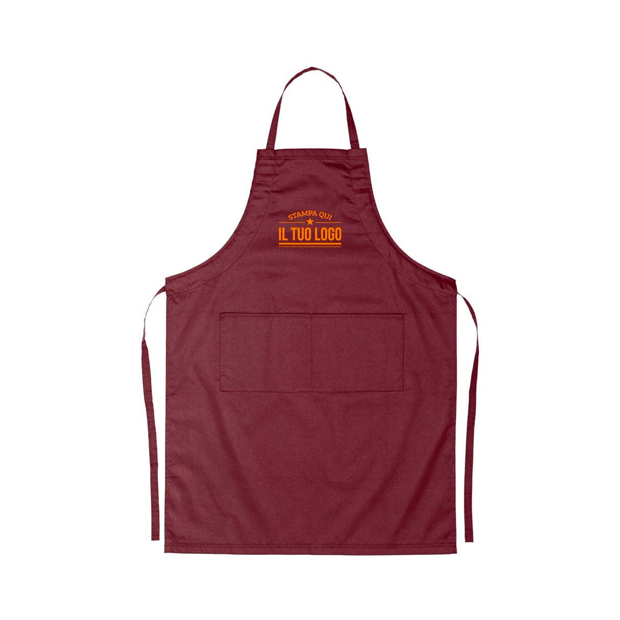 Grembiule Lungo con Tasche Personalizzabile