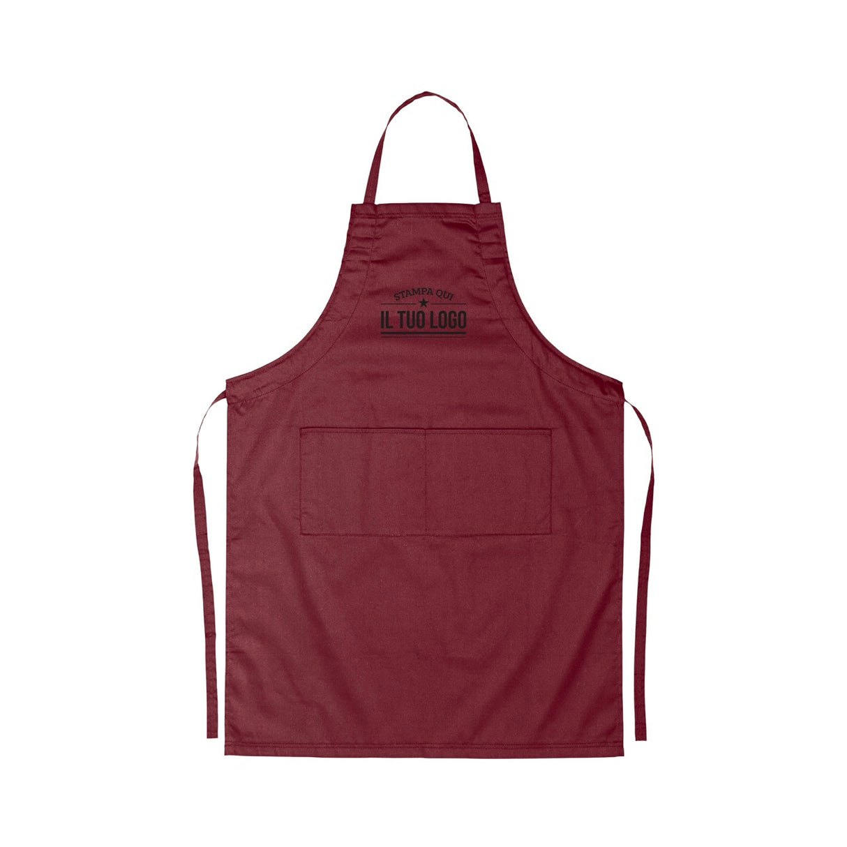 Grembiule Lungo con Tasche Personalizzabile