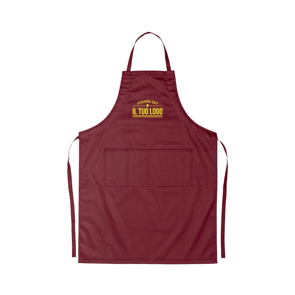 Grembiule Lungo con Tasche Personalizzabile