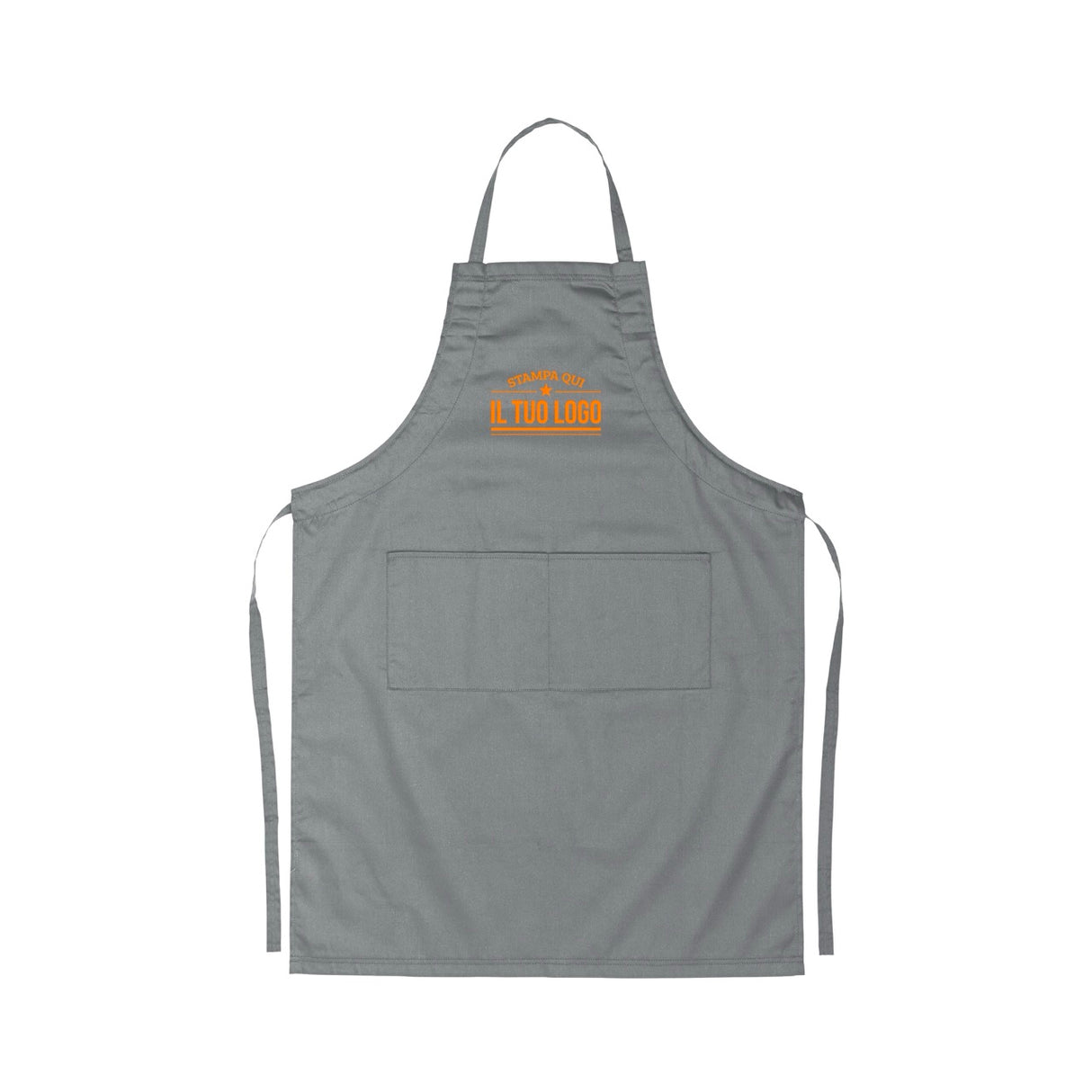 Grembiule Lungo con Tasche Personalizzabile