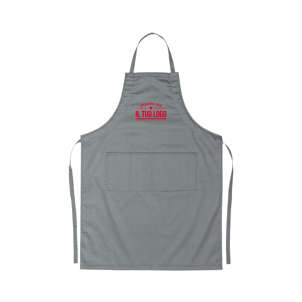 Grembiule Lungo con Tasche Personalizzabile
