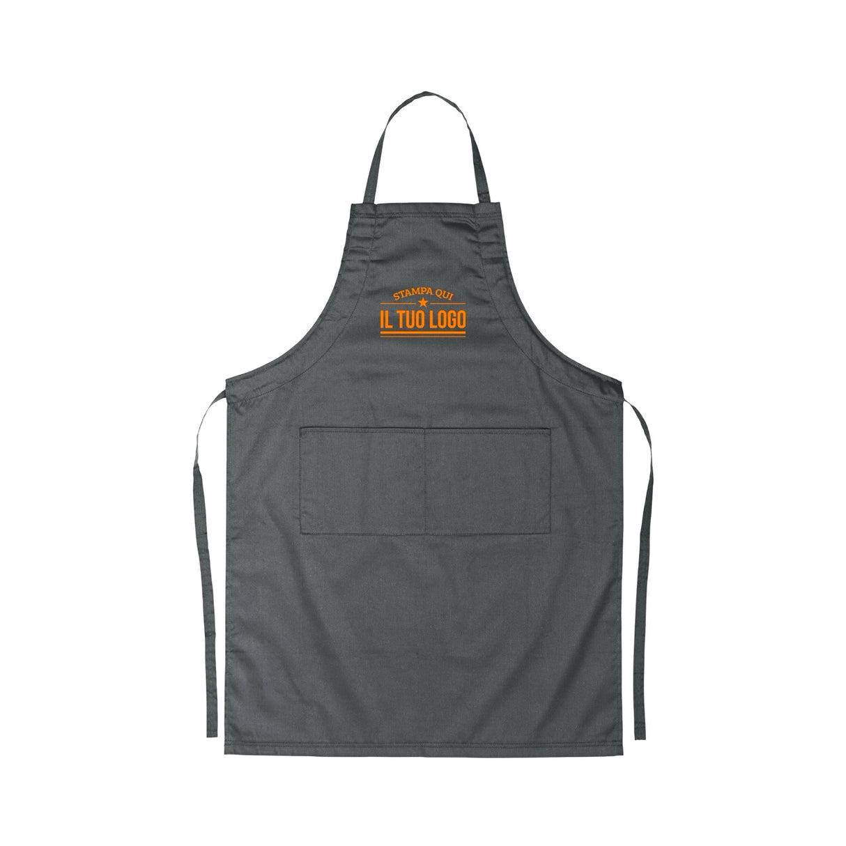 Grembiule Lungo con Tasche Personalizzabile