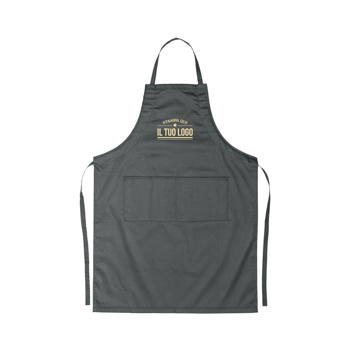 Grembiule Lungo con Tasche Personalizzabile