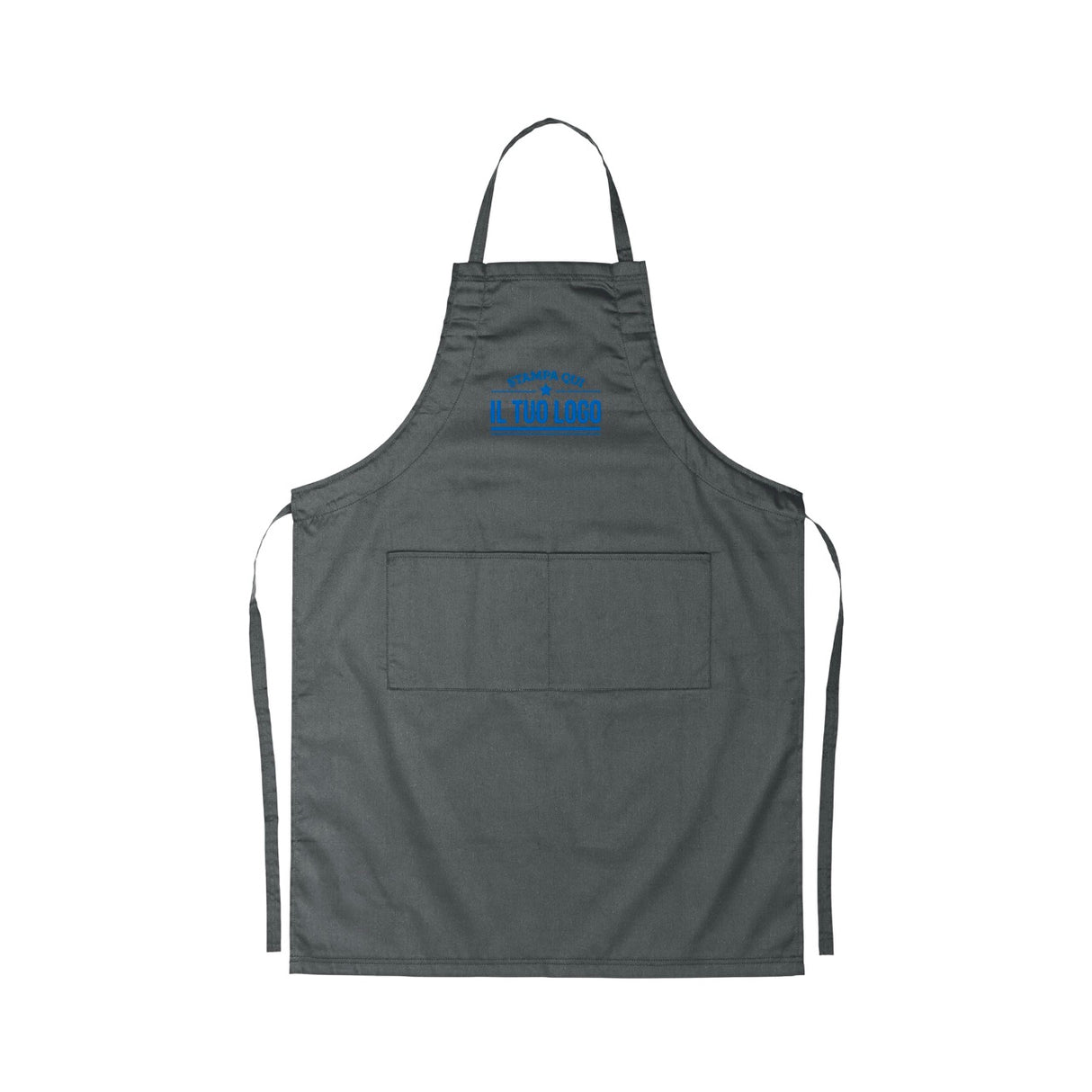 Grembiule Lungo con Tasche Personalizzabile