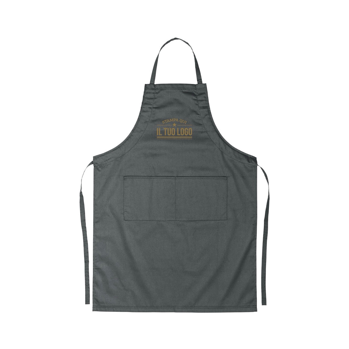 Grembiule Lungo con Tasche Personalizzabile