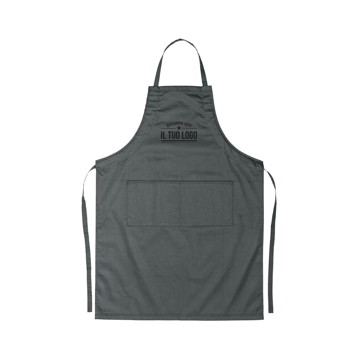 Grembiule Lungo con Tasche Personalizzabile