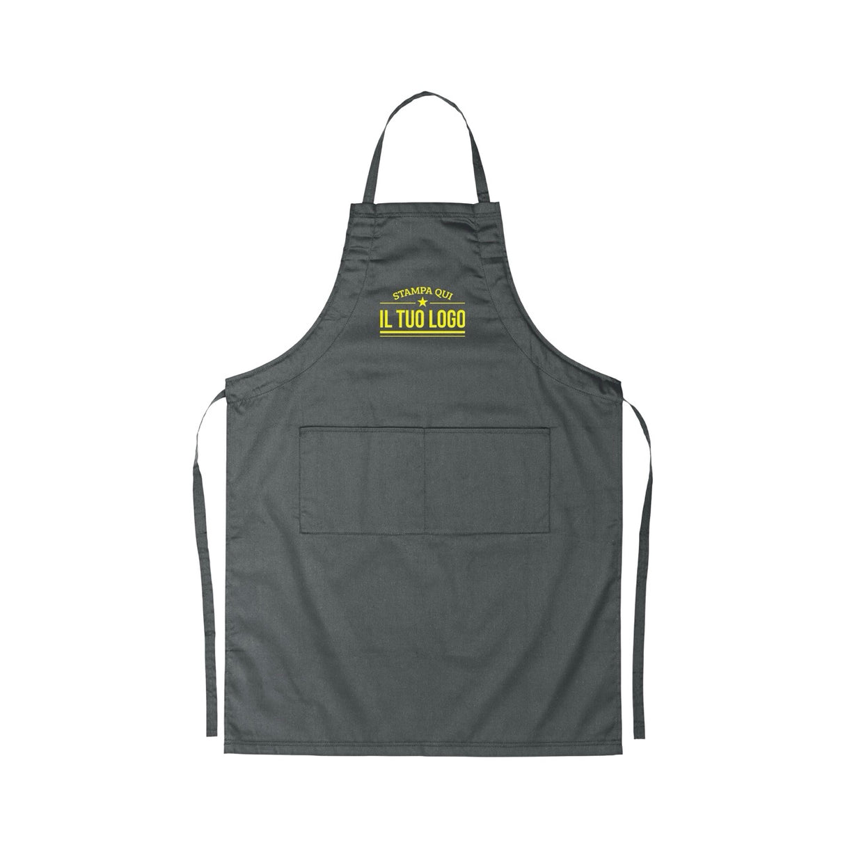Grembiule Lungo con Tasche Personalizzabile