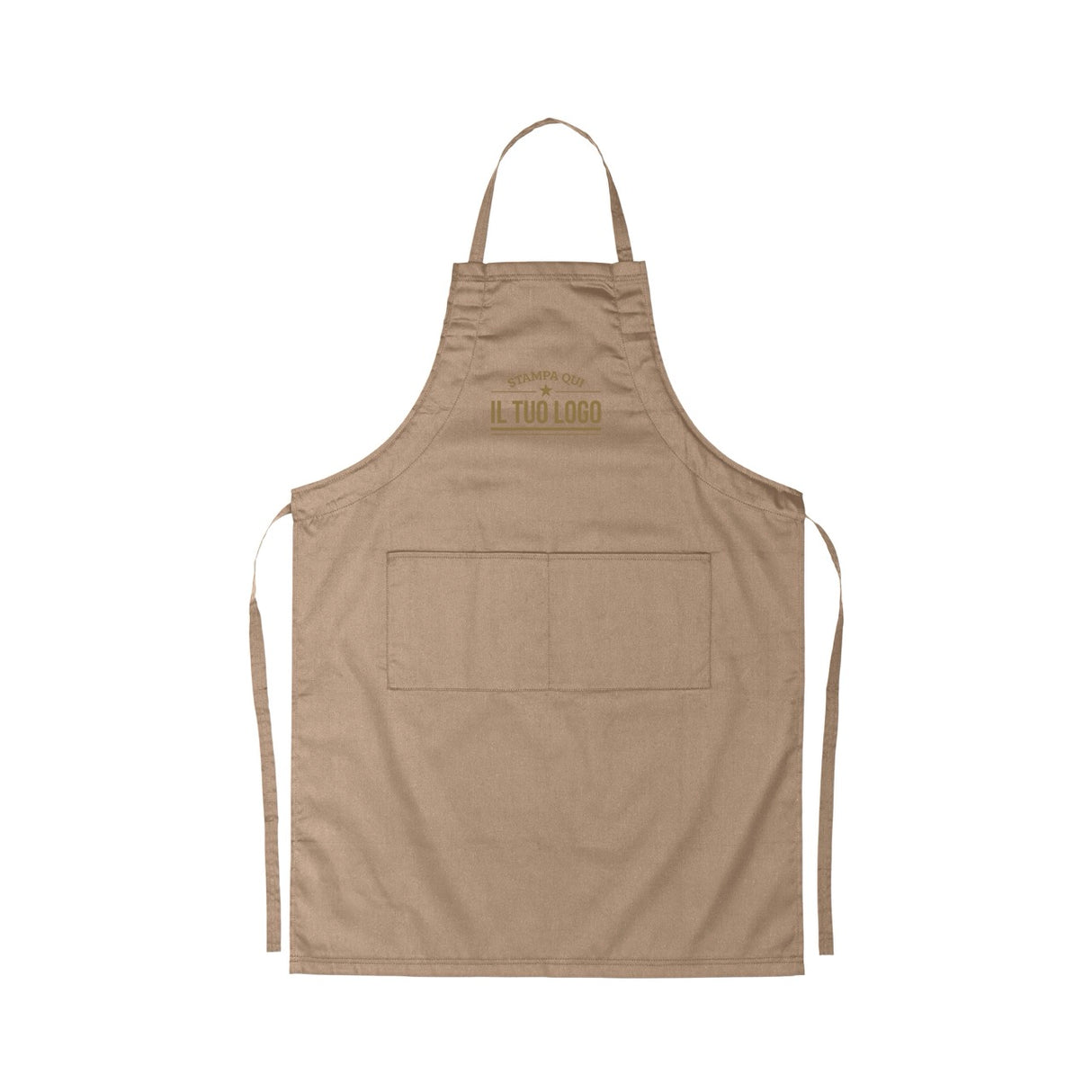 Grembiule Lungo con Tasche Personalizzabile