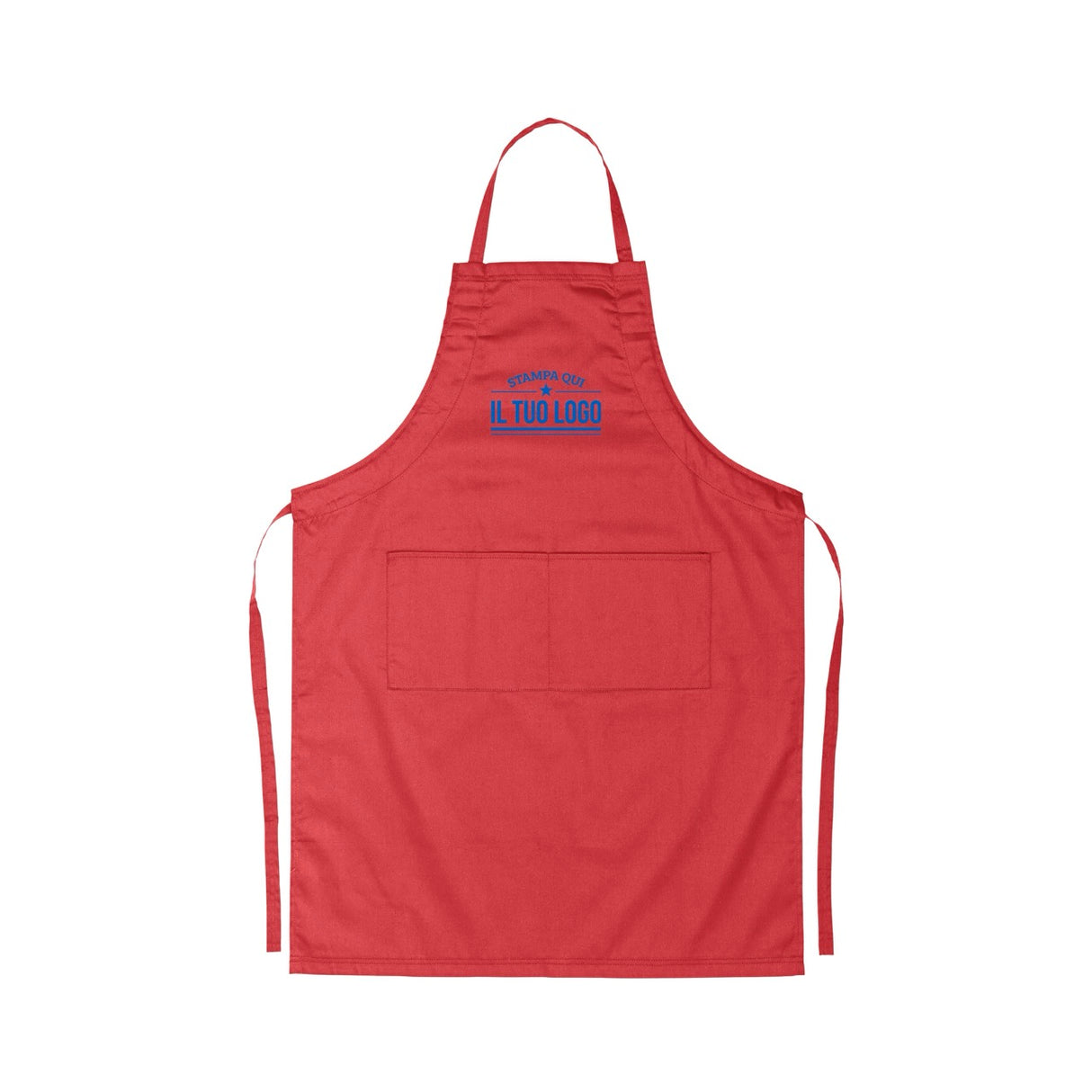 Grembiule Lungo con Tasche Personalizzabile