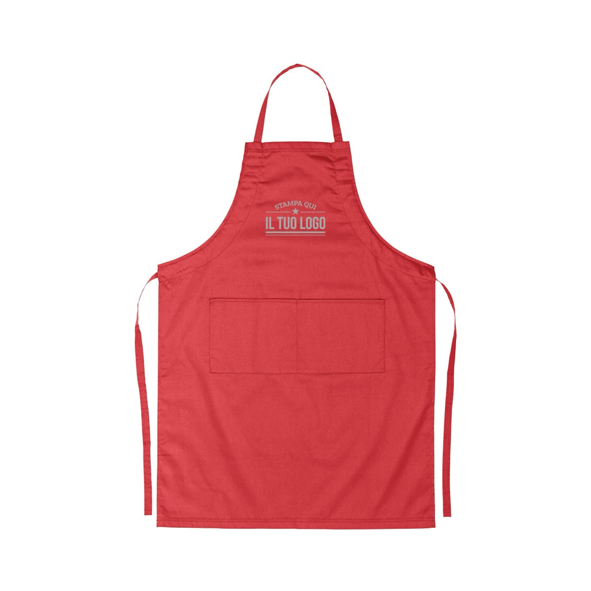 Grembiule Lungo con Tasche Personalizzabile