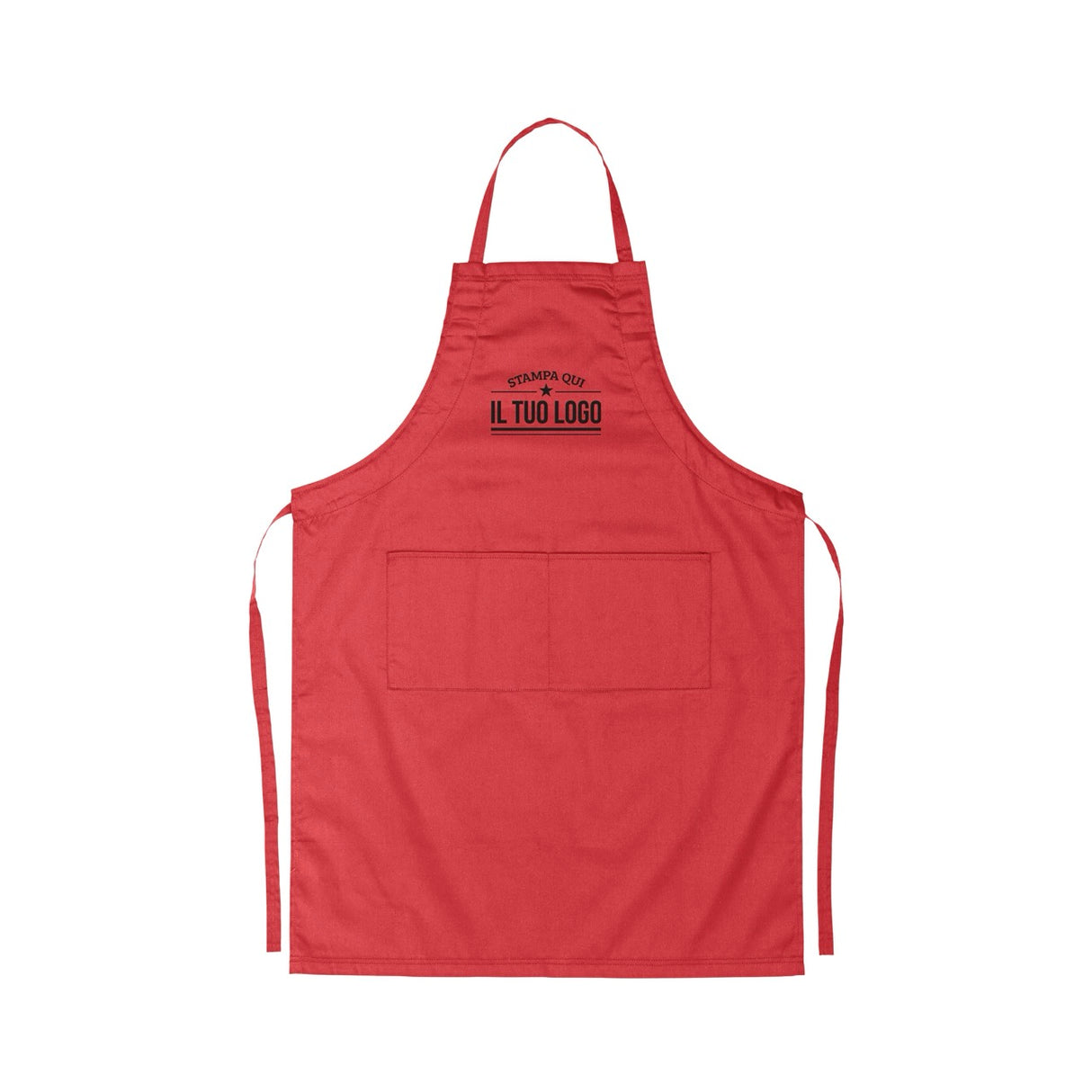 Grembiule Lungo con Tasche Personalizzabile
