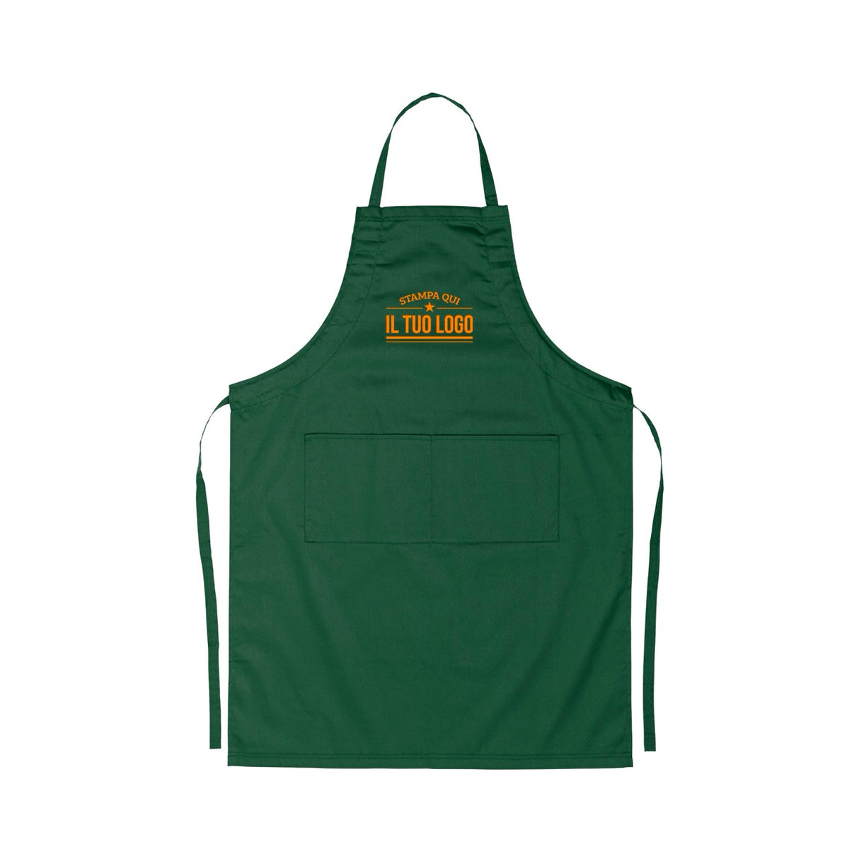 Grembiule Lungo con Tasche Personalizzabile